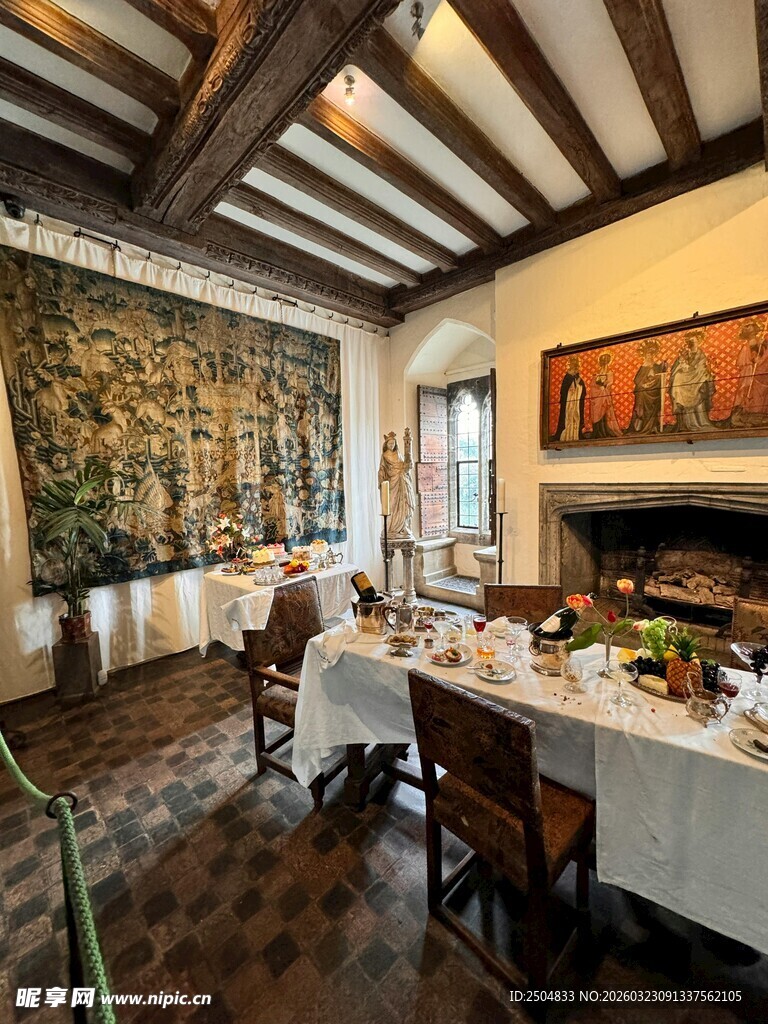 复古风格温馨餐厅室内场景