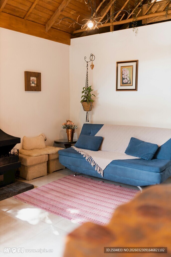 温馨舒适的室内客厅场景