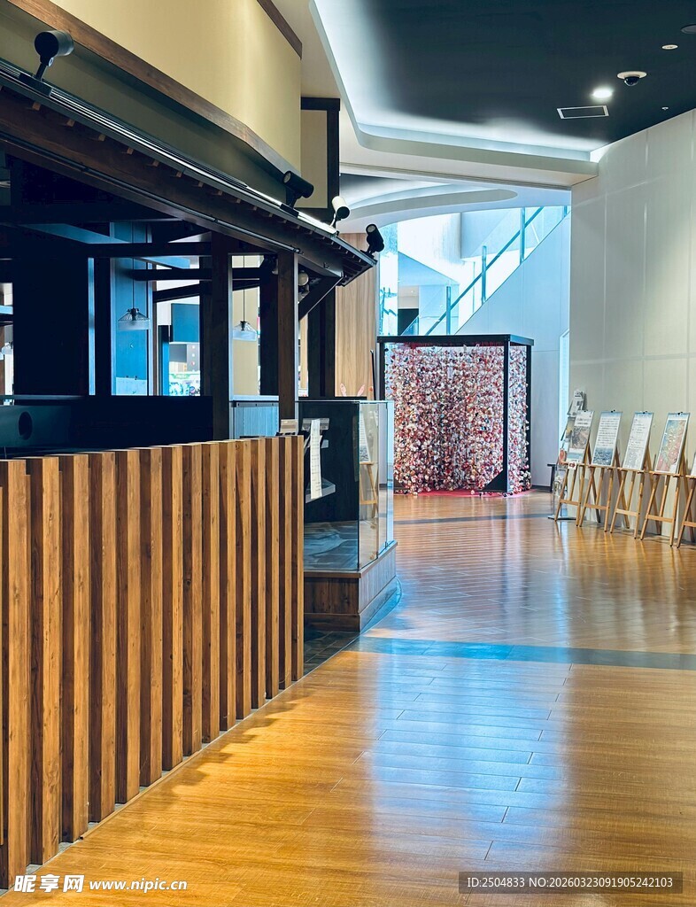 现代风格室内走廊空间