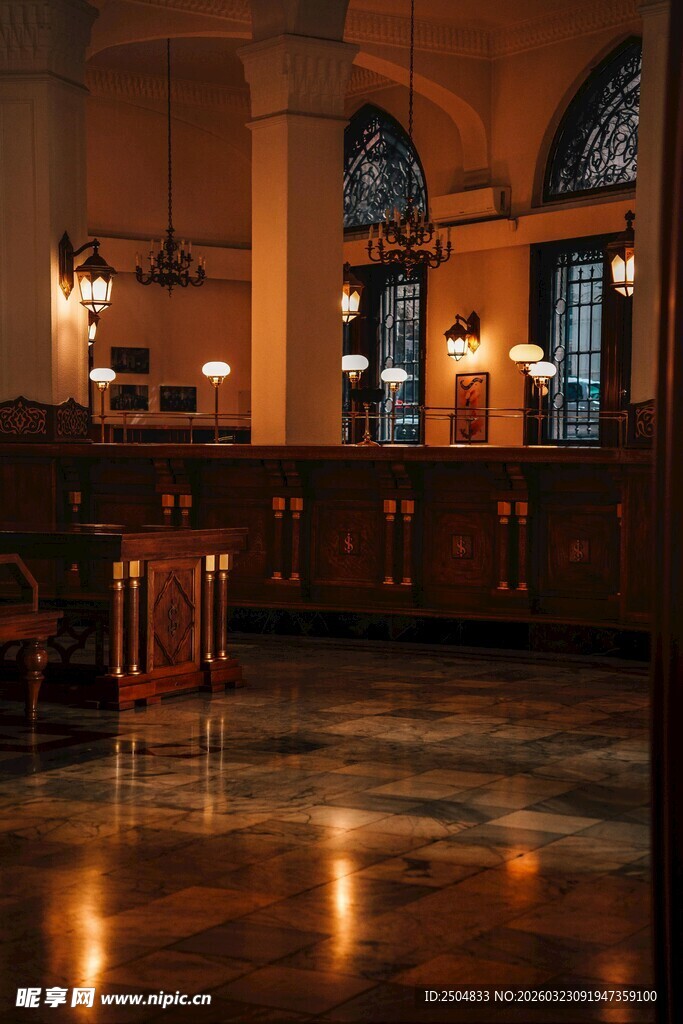 复古风格的室内温馨场景