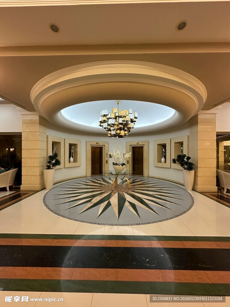 豪华酒店大堂精美景观