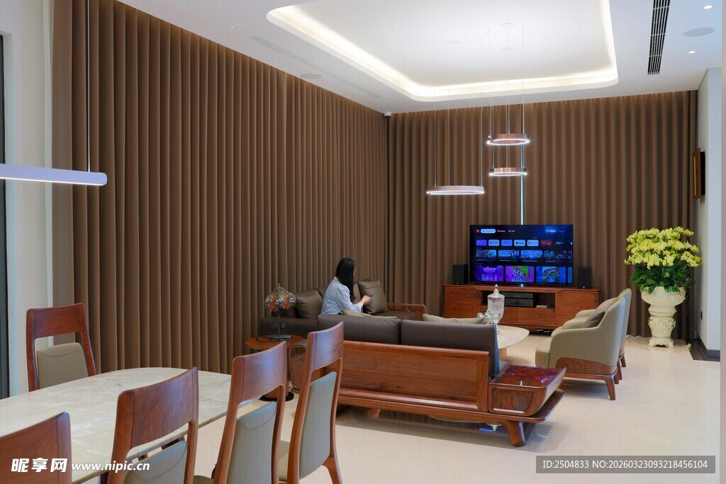 现代简约风格客厅室内景