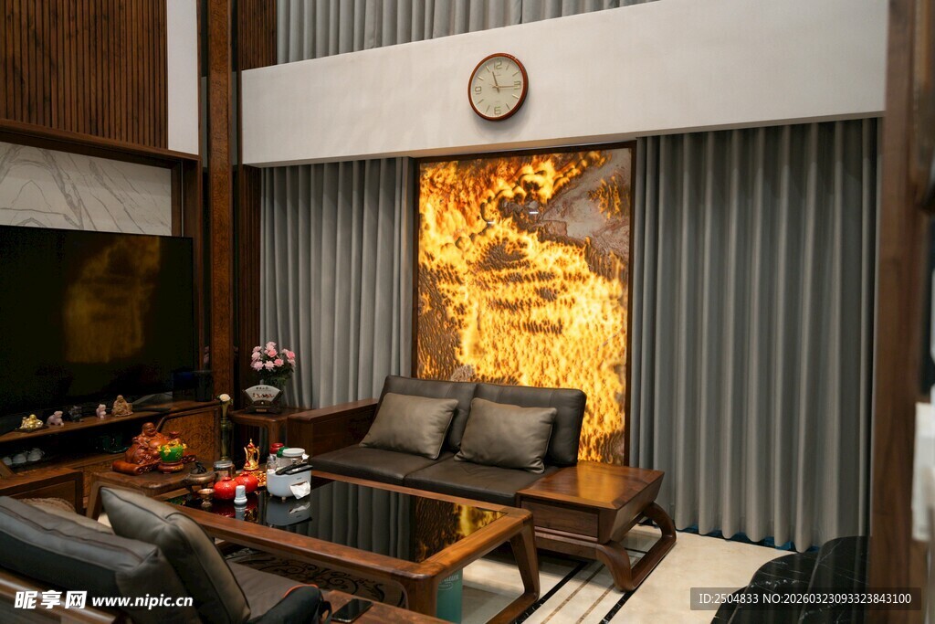 现代中式风格客厅一角