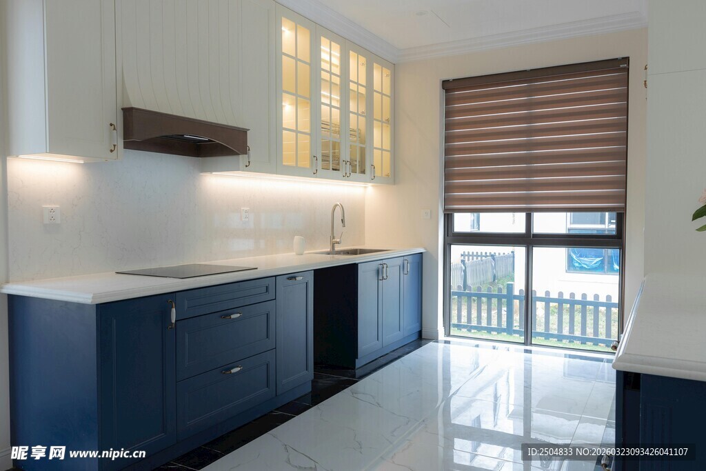 现代简约风格厨房室内景