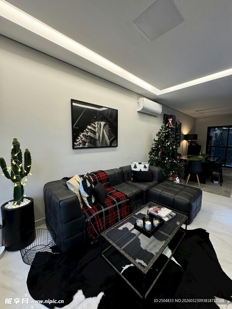 现代简约风客厅室内场景