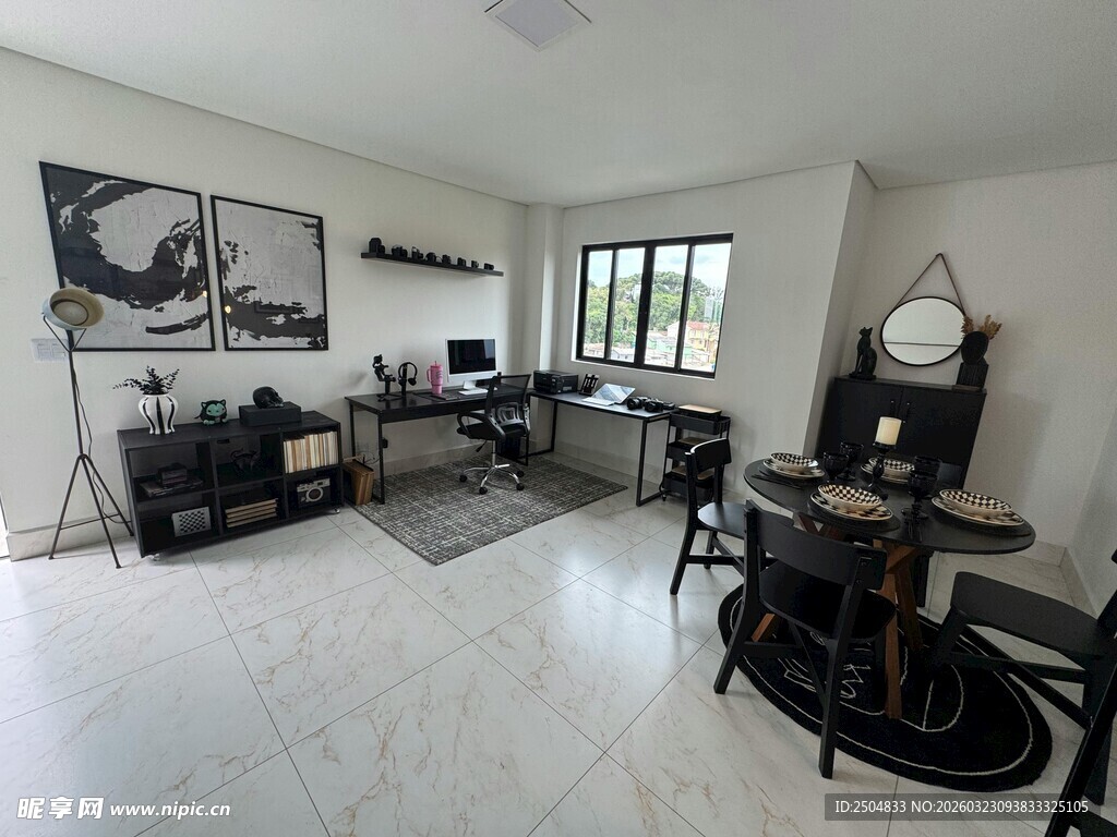 现代简约风的 居办公空间