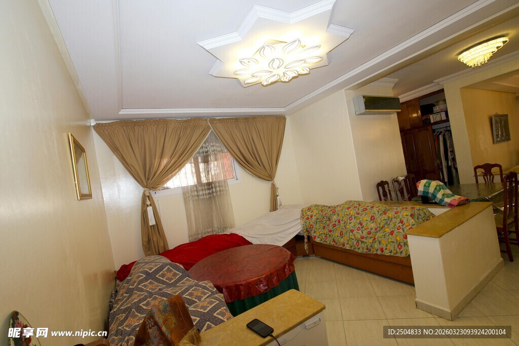 温 居家卧室室内场景