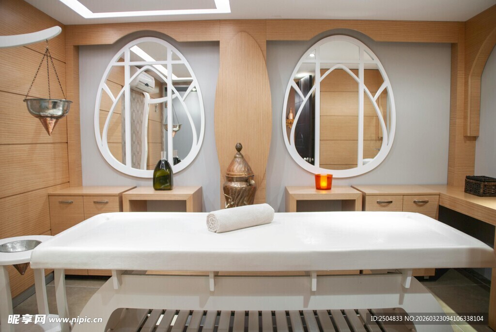 优雅舒适的室内按摩空间