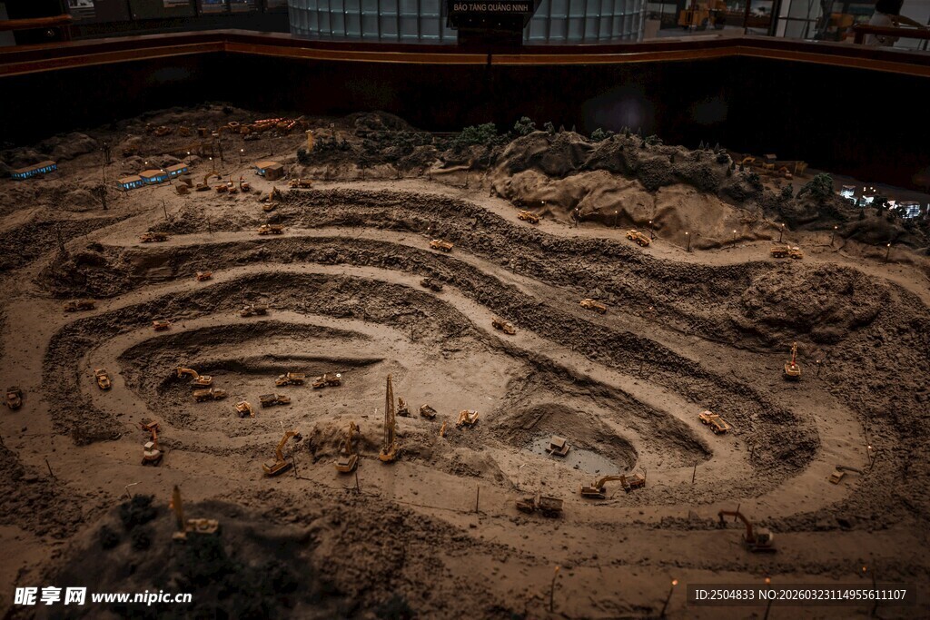 古代遗址模型展示