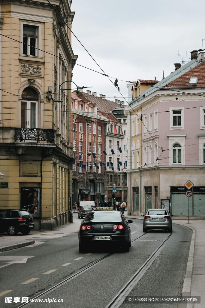  洲城市街道行车景象