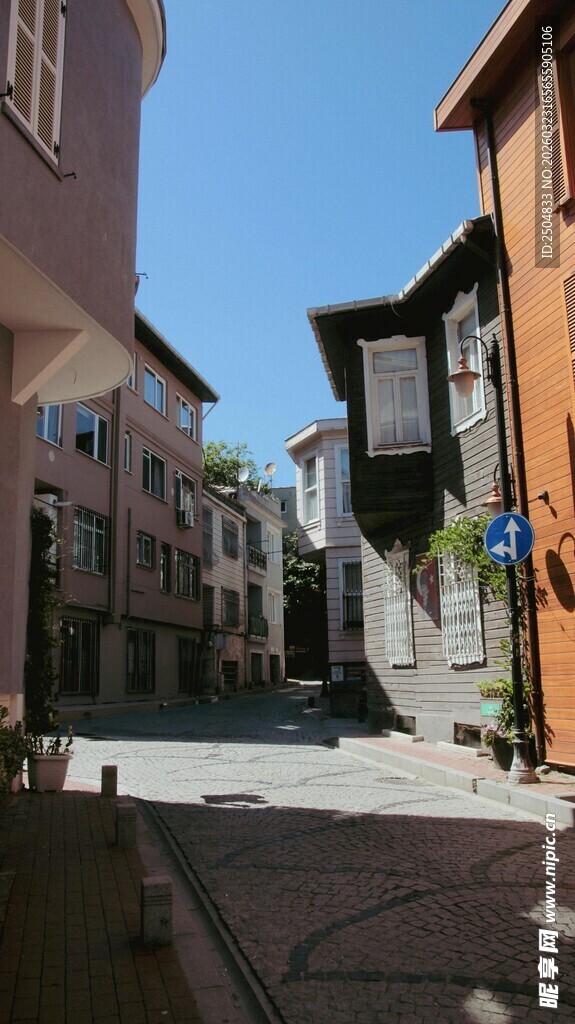  洲小镇街道风景