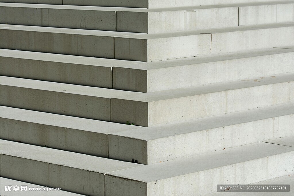 现代风格阶梯建筑特写