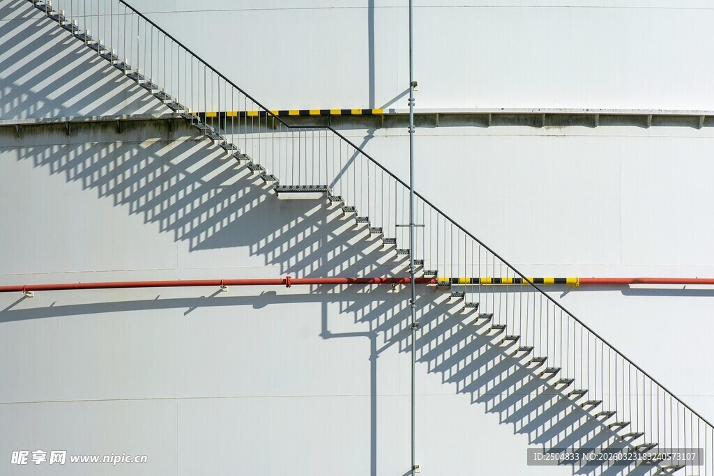 户外自动扶梯局部特写