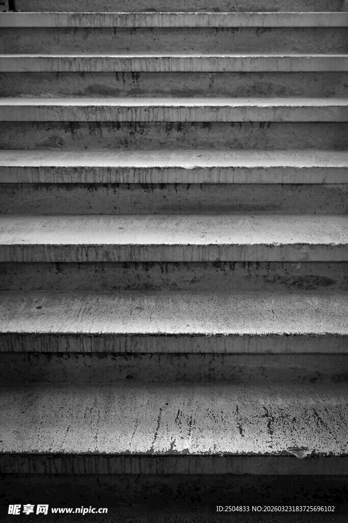 黑白阶梯纹理特写