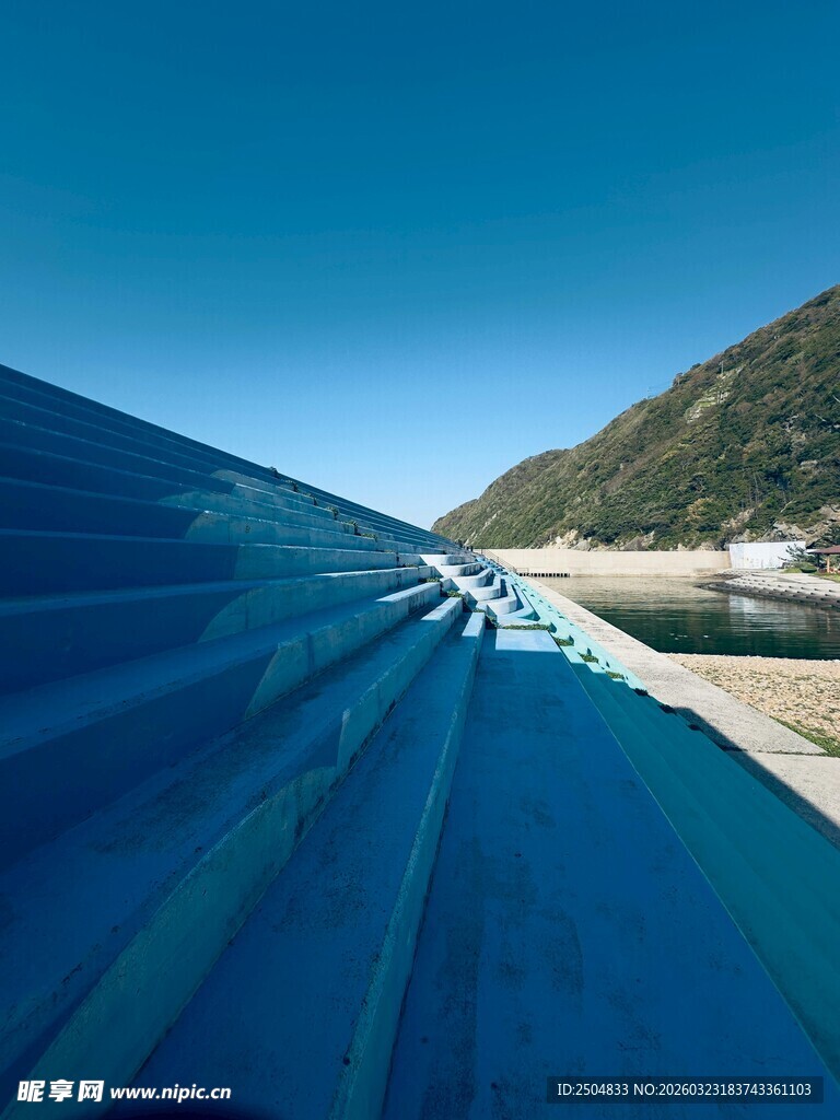 蓝色户外遮阳篷景观