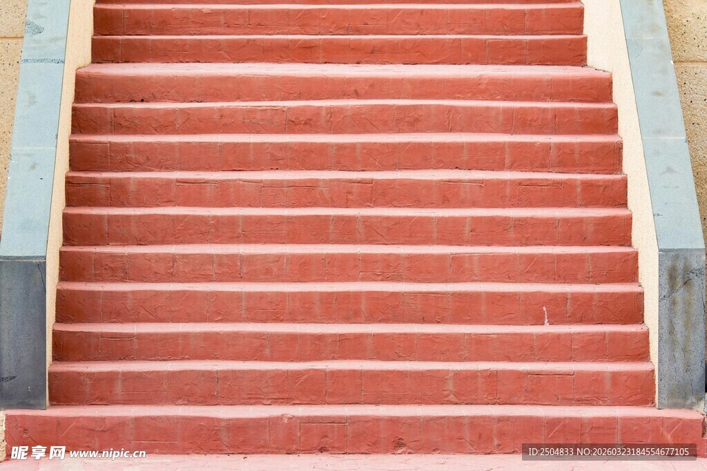 红色阶梯