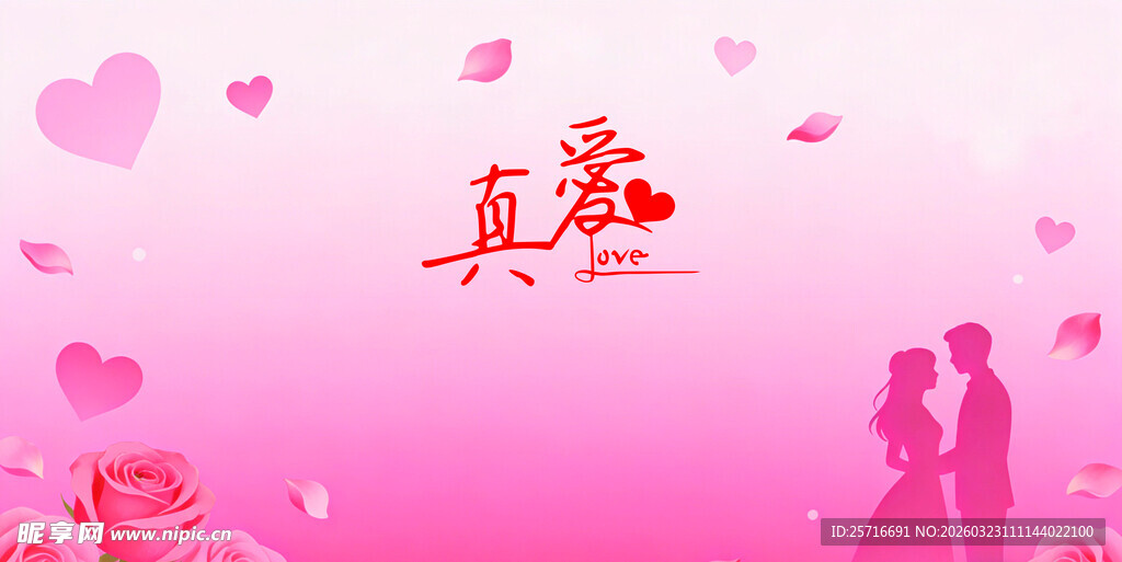 真爱 婚庆  背景