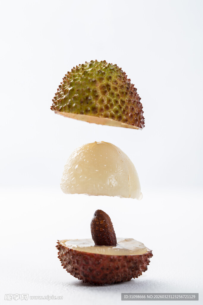 荔枝分层解构展示