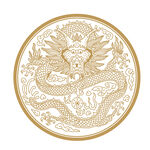 圆形龙纹图案设计