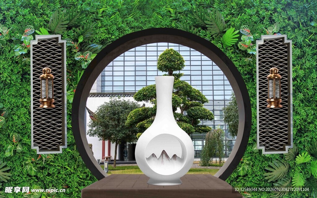 中式庭院景观设计展示