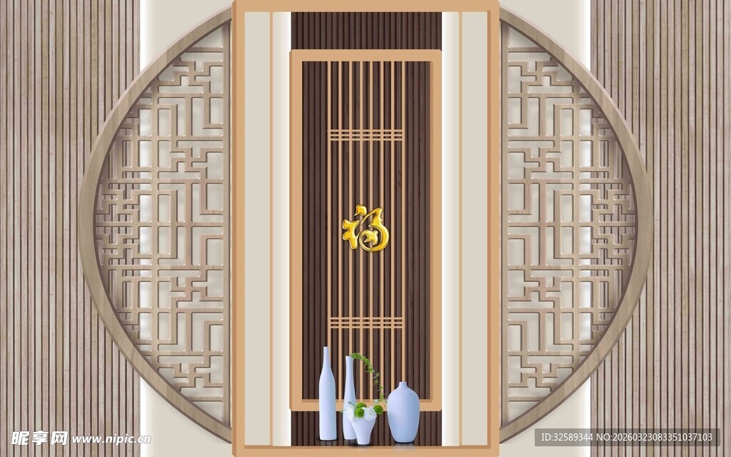 中式茶室雅致茶具装饰