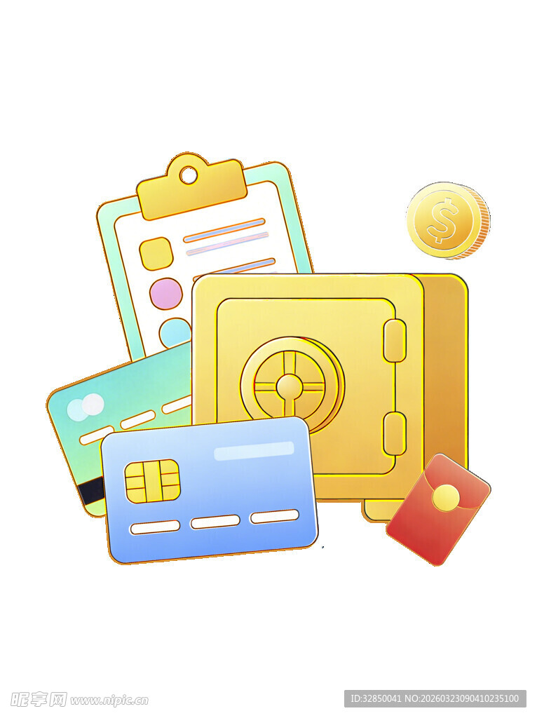 金融安全与资产保护元素