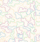 多彩抽象线条图案背景