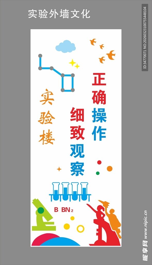 实验楼外墙文化