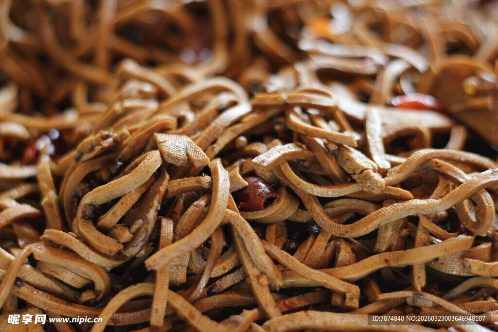 美味凉拌豆皮丝