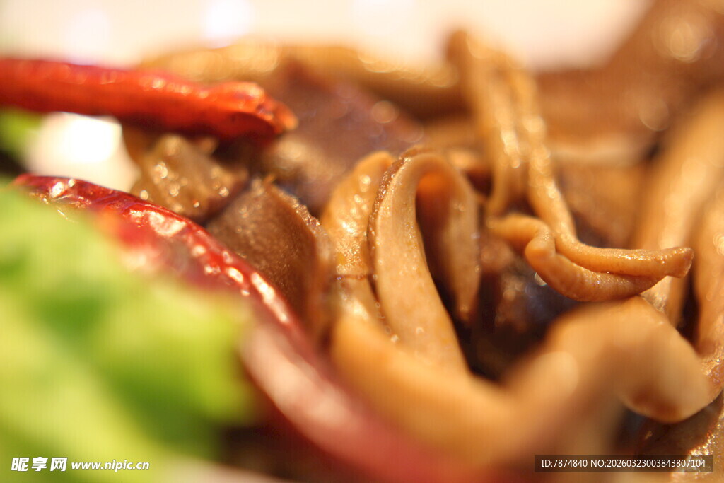 美味卤味食材特写