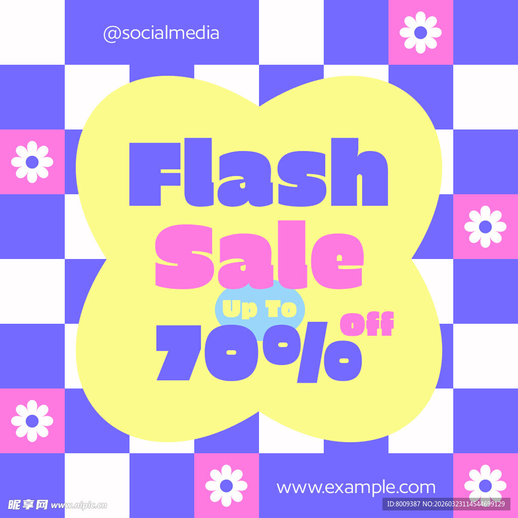 潮流节日促销图案元素