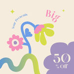 潮流节日促销图案元素