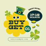 潮流节日促销图案元素