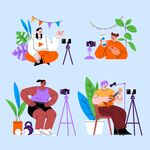 摄影爱好者的日常拍摄场景