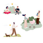 户外家庭休闲美好时刻