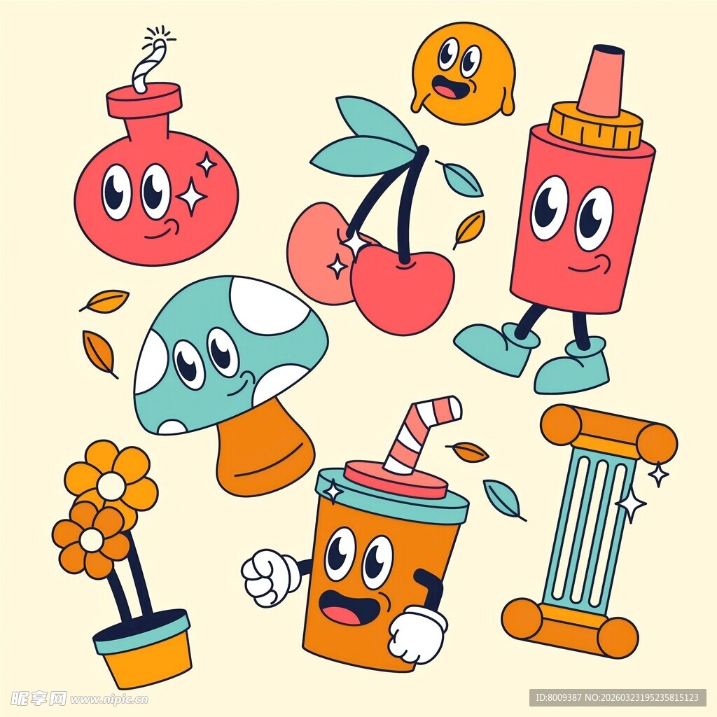 可爱卡通物品大集合