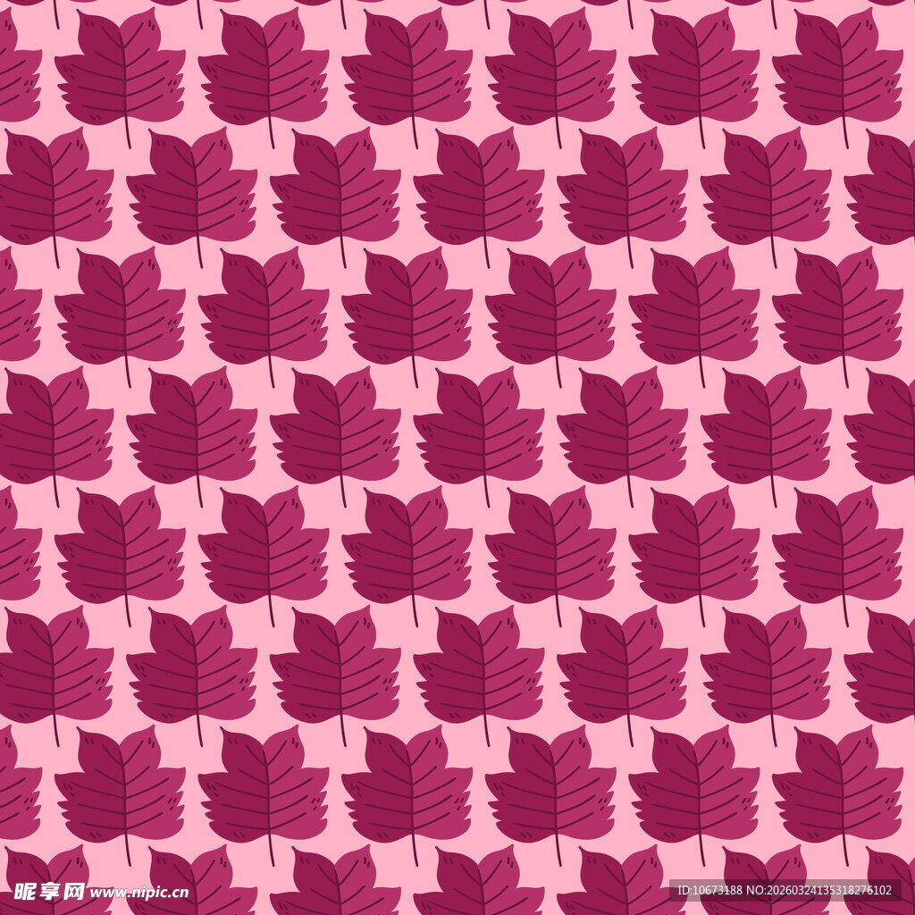叶子图案背景