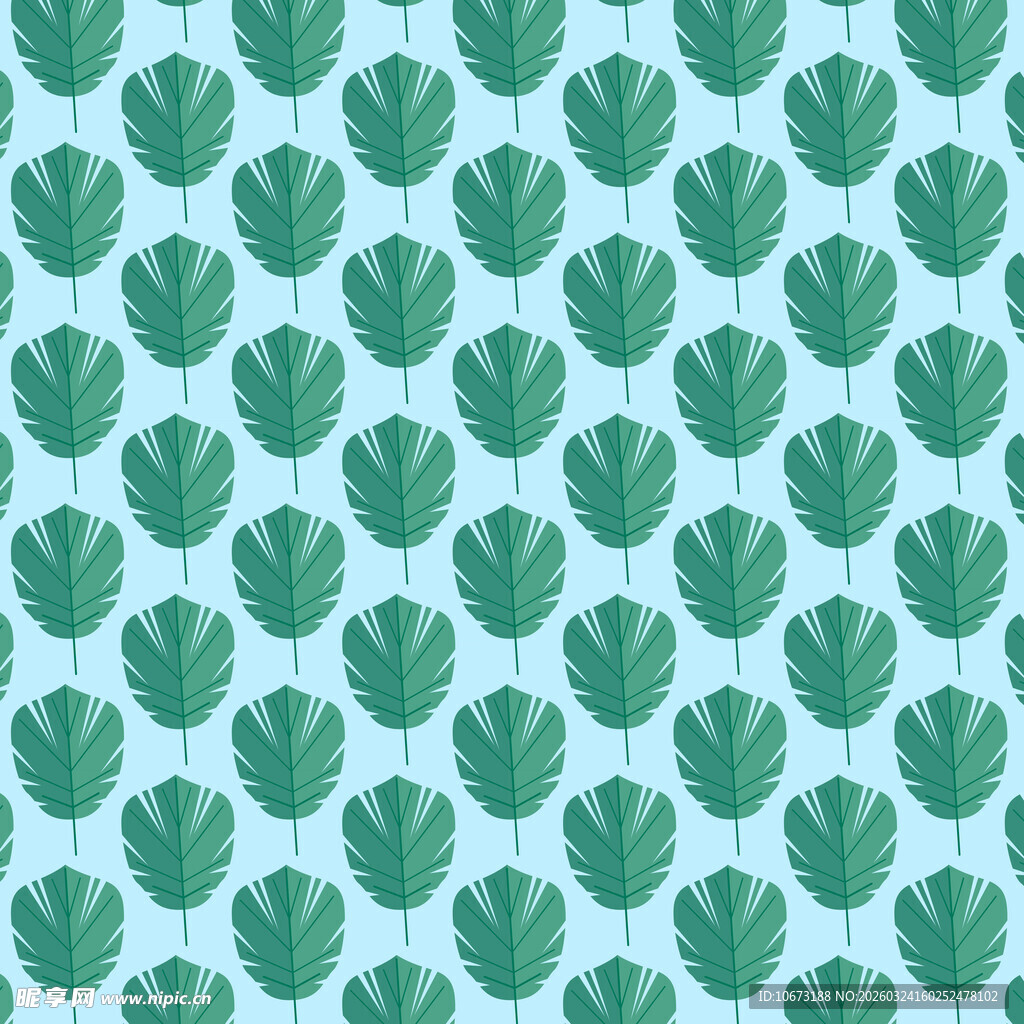 叶子图案背景