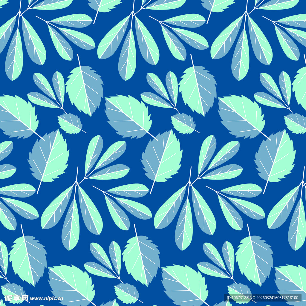 叶子图案背景