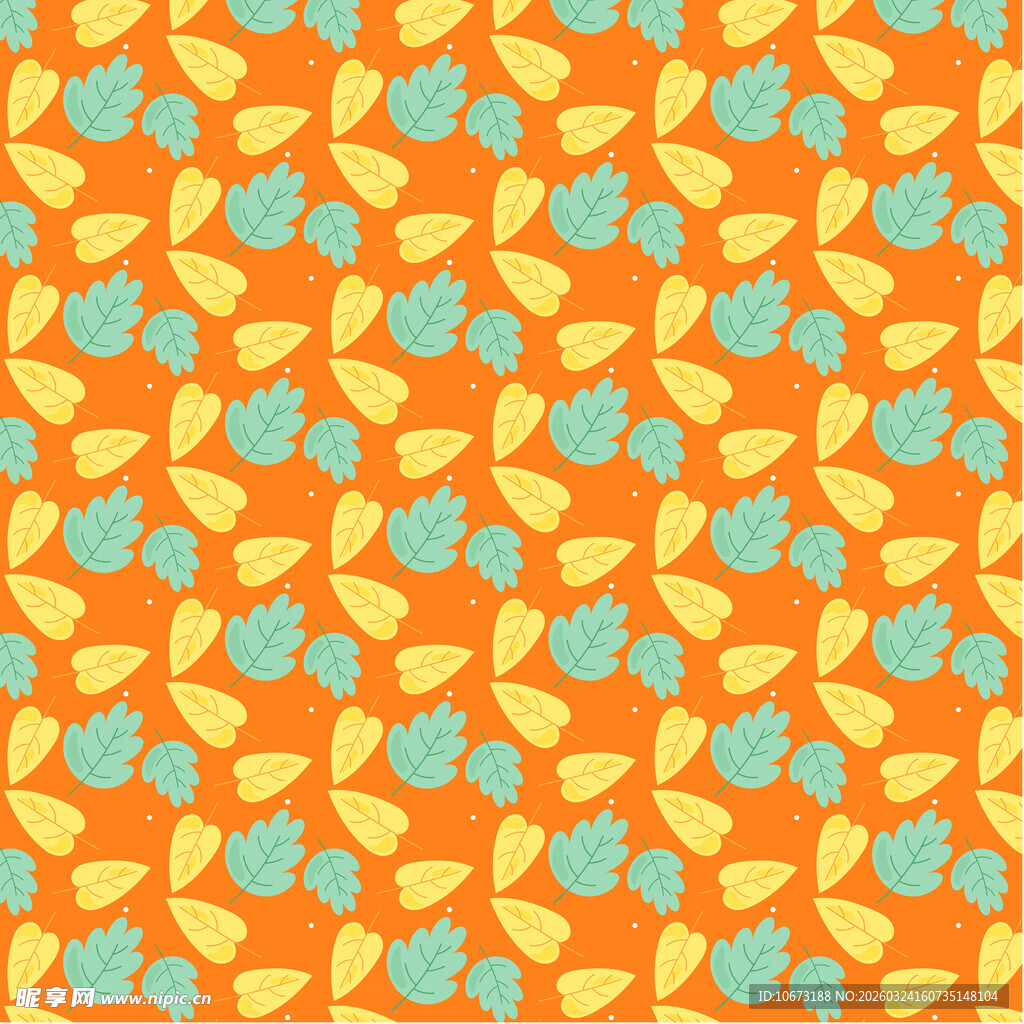 叶子图案背景