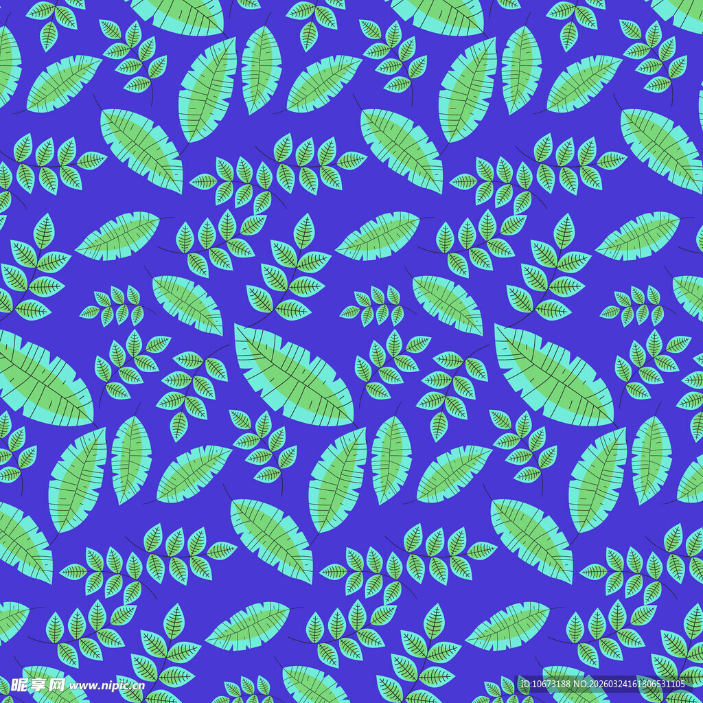 叶子图案背景