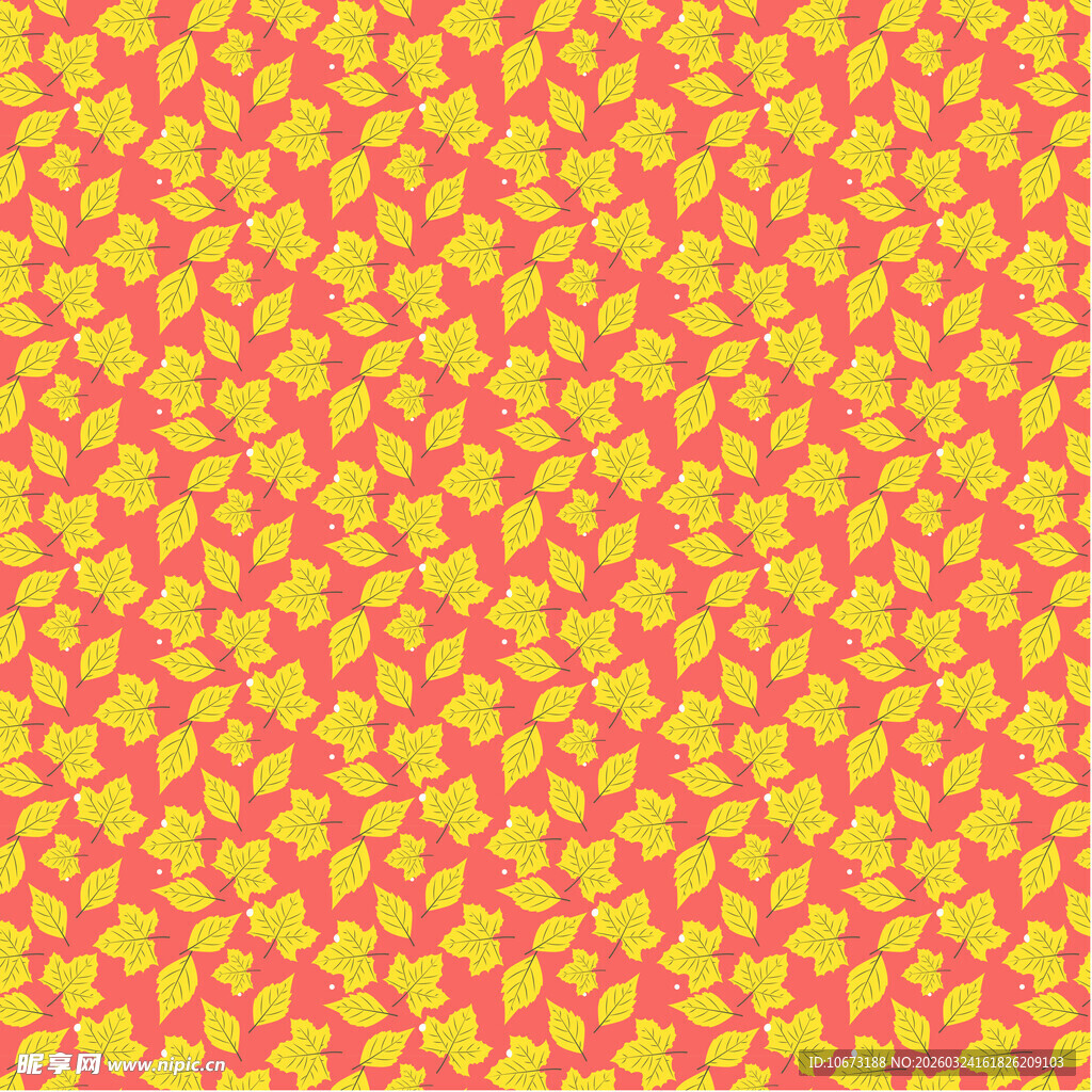 叶子图案背景