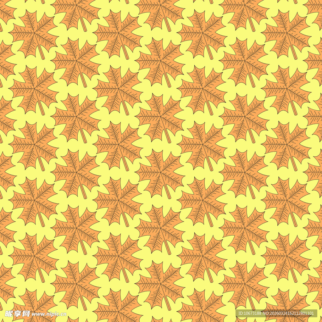 叶子图案背景