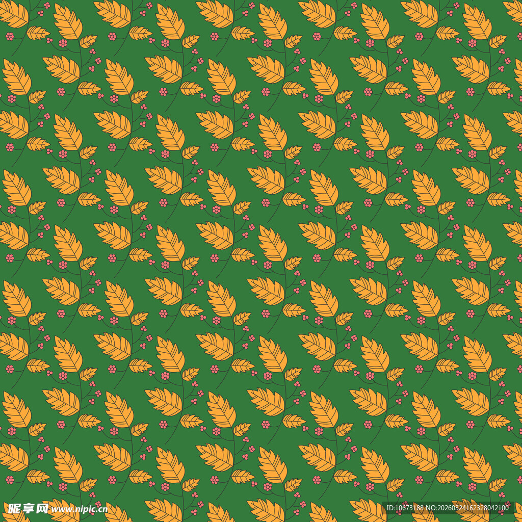 叶子图案背景