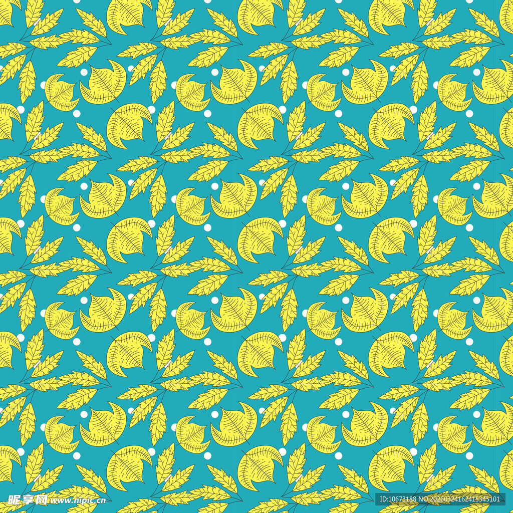 叶子图案背景