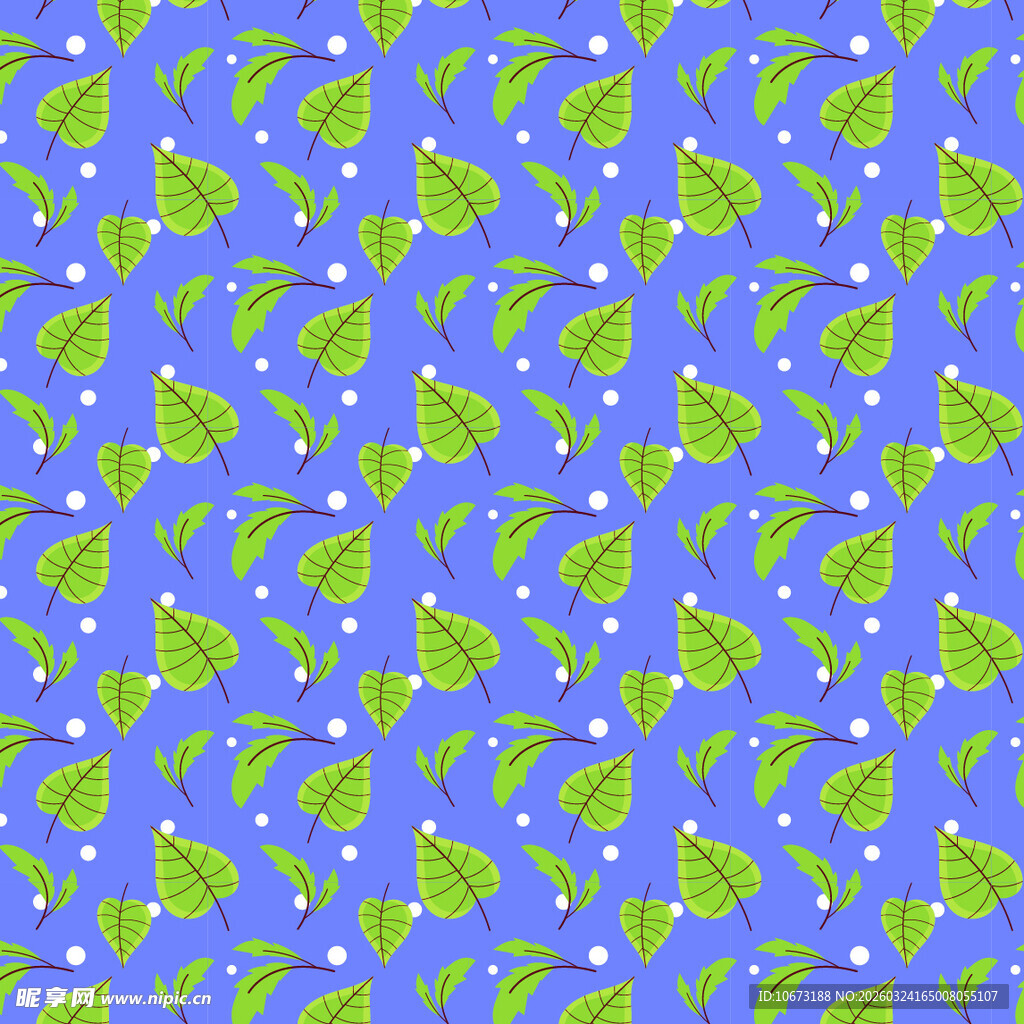 叶片图案背景