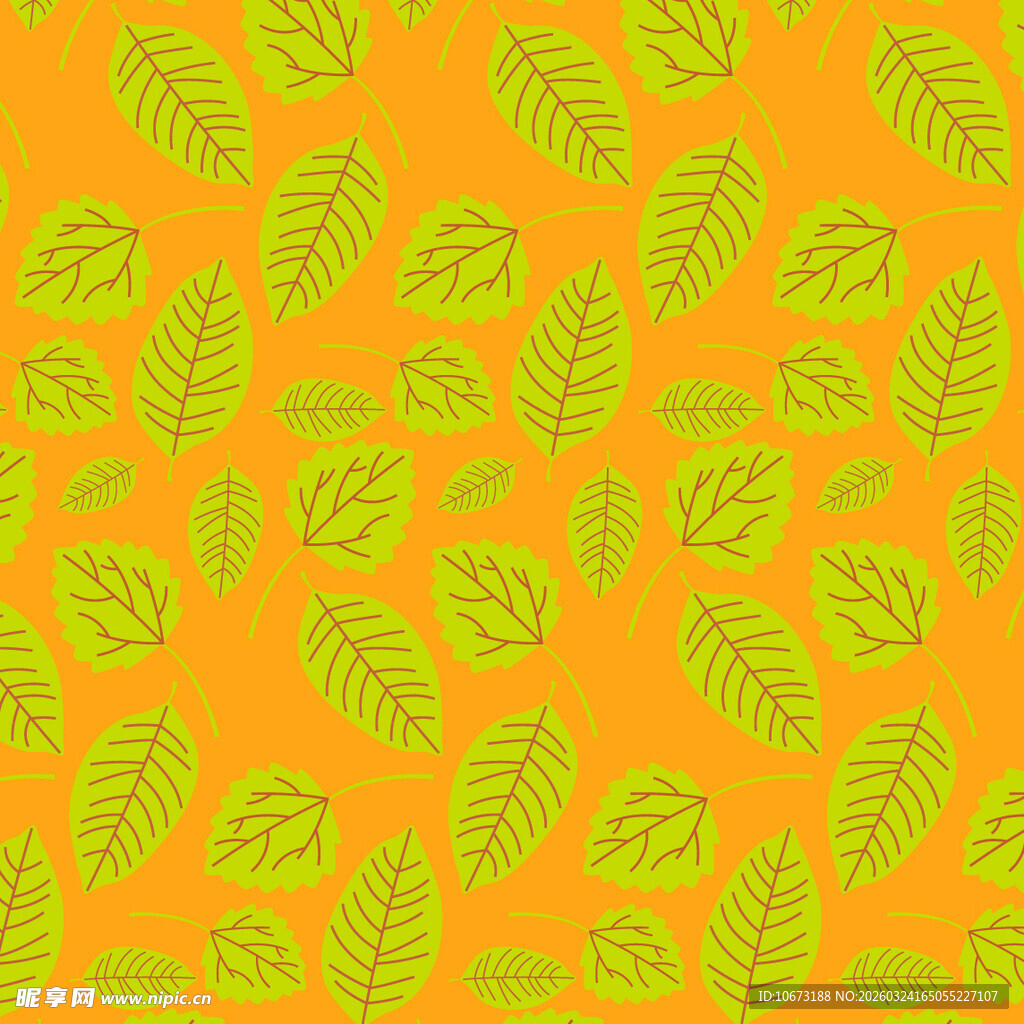 叶片图案背景