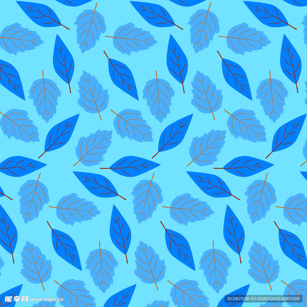 叶片图案背景