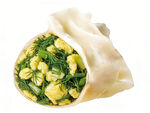 蔬菜馅饺子特写