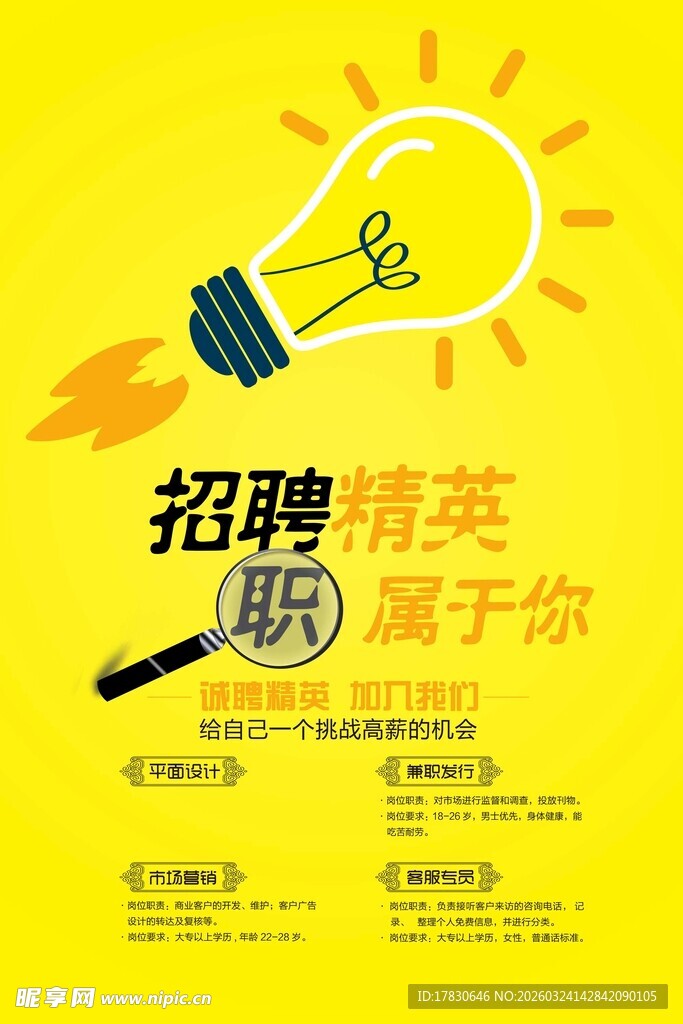 招聘海报